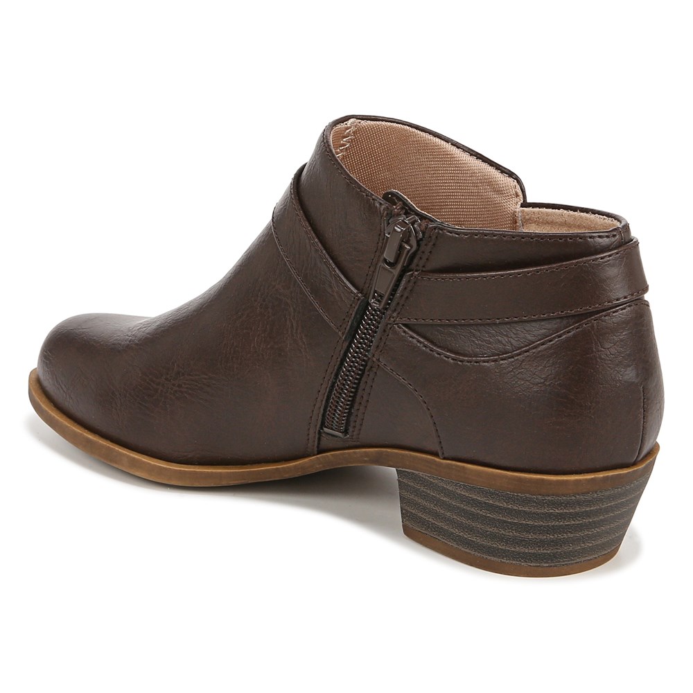 LifeStride Alexander Shootie - Brown Faux Leather