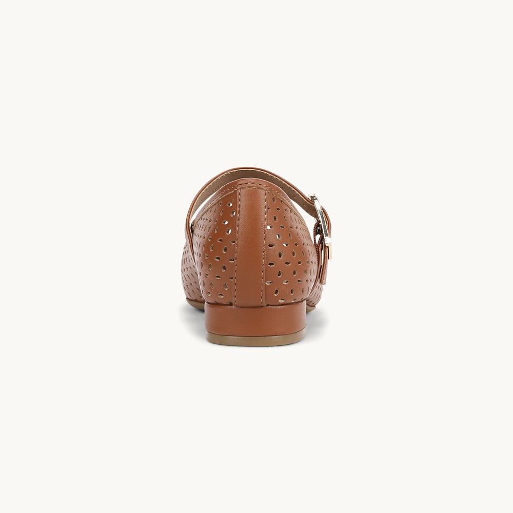 LifeStride Cameo 3 Mary Jane Flat - Tan Faux Leather