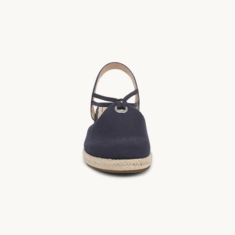 LifeStride Kennedy Espadrille Wedge - Lux Navy Fabric