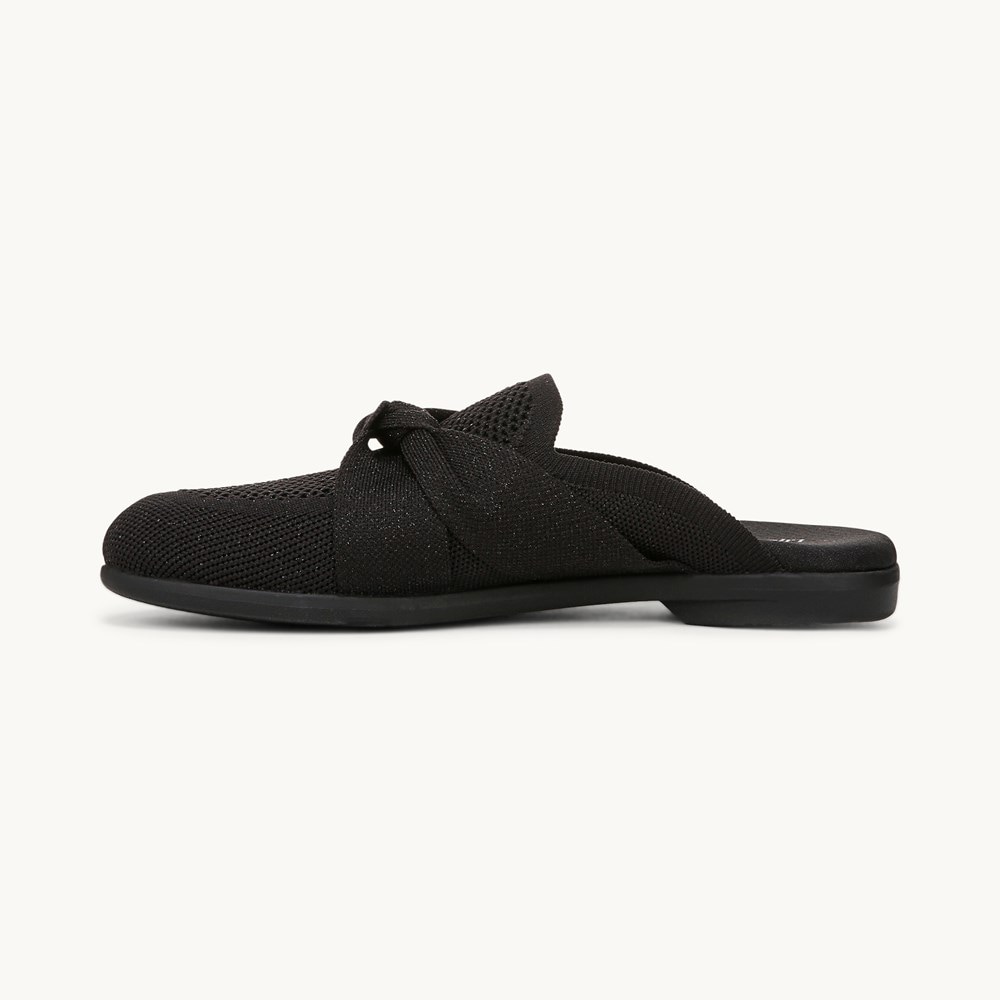 LifeStride Kissed Mule - Black Knit Fabric