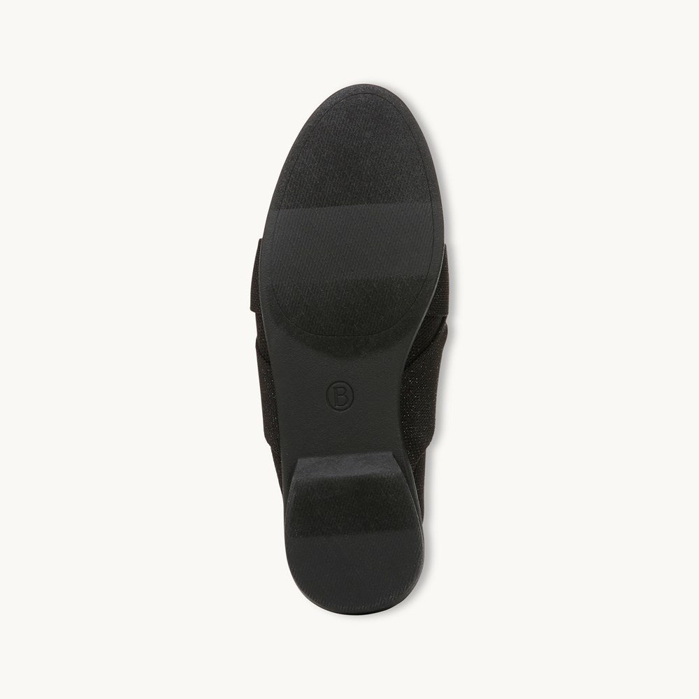LifeStride Kissed Mule - Black Knit Fabric