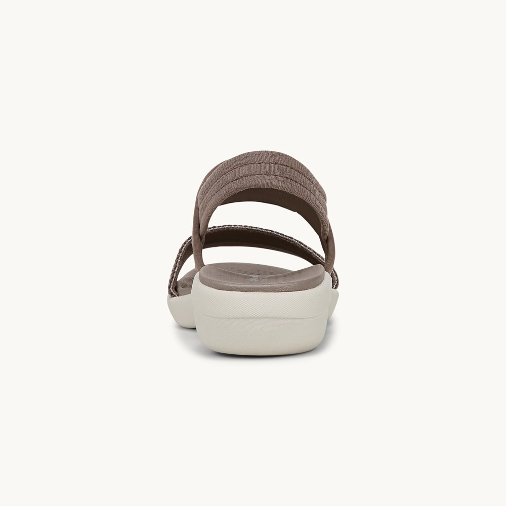 LifeStride Cali Strappy Sandal - Latte Multi Fabric