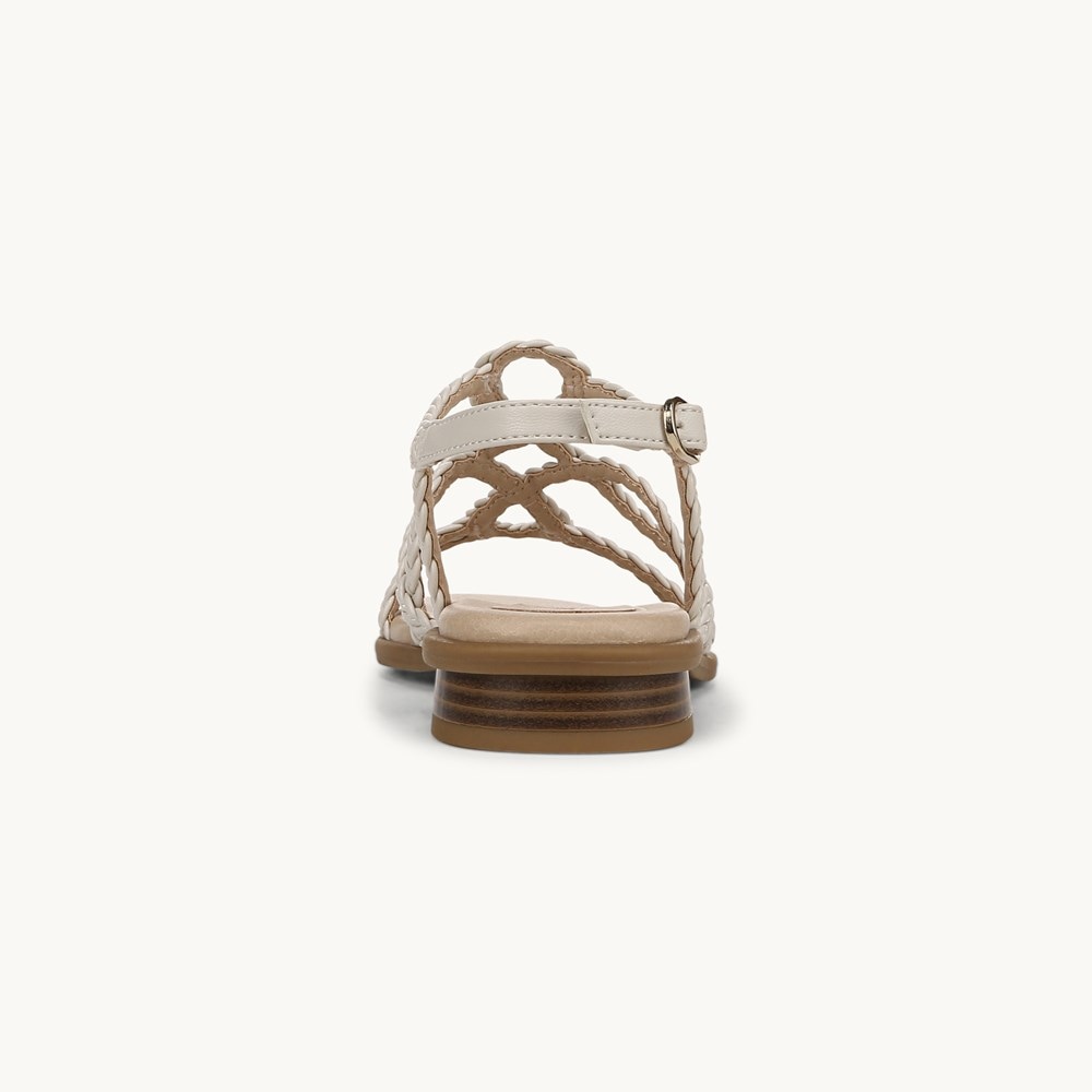 LifeStride Reagan Strappy Sandal - Bone Faux Leather