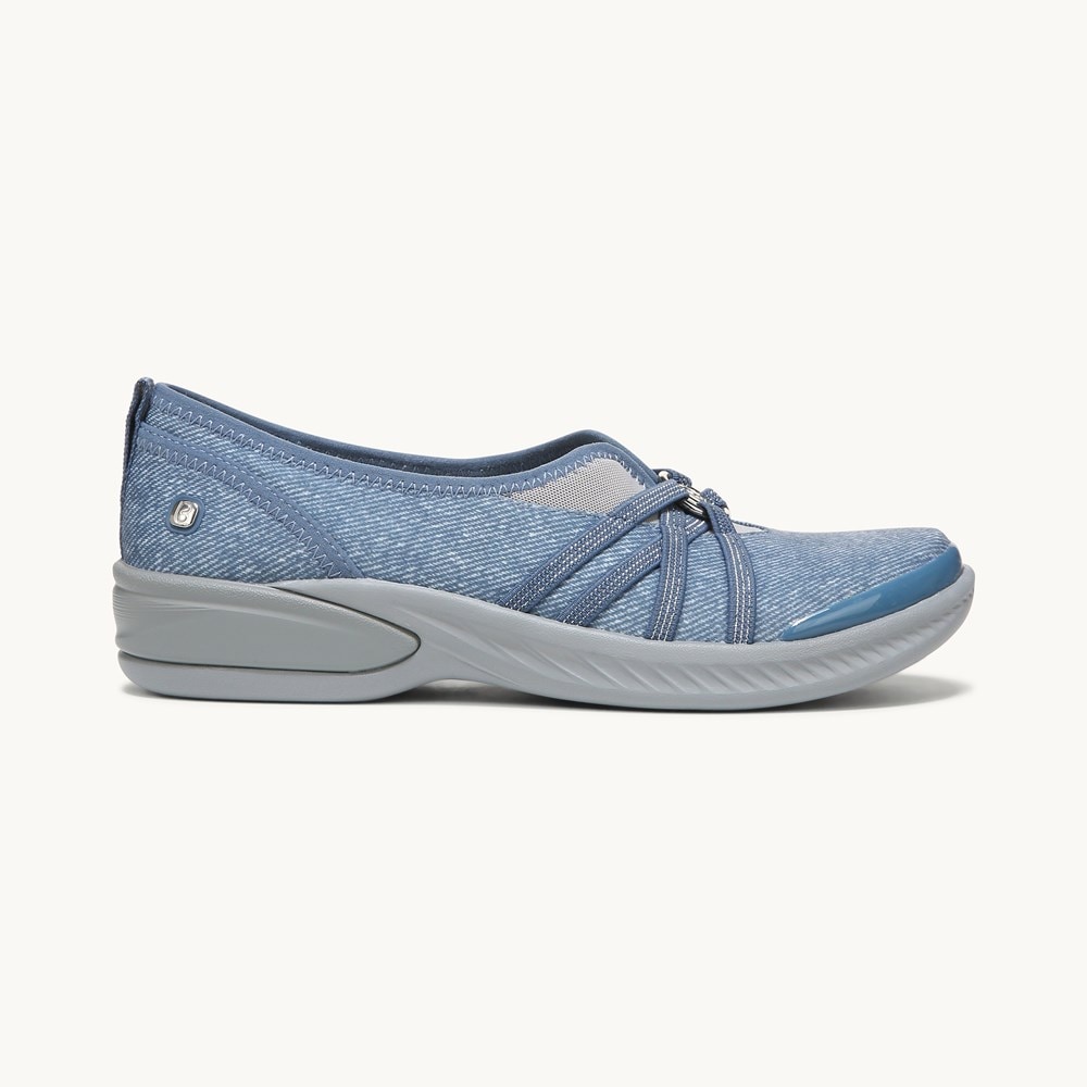 LifeStride Niche Slip On - Washed Denim Fabric