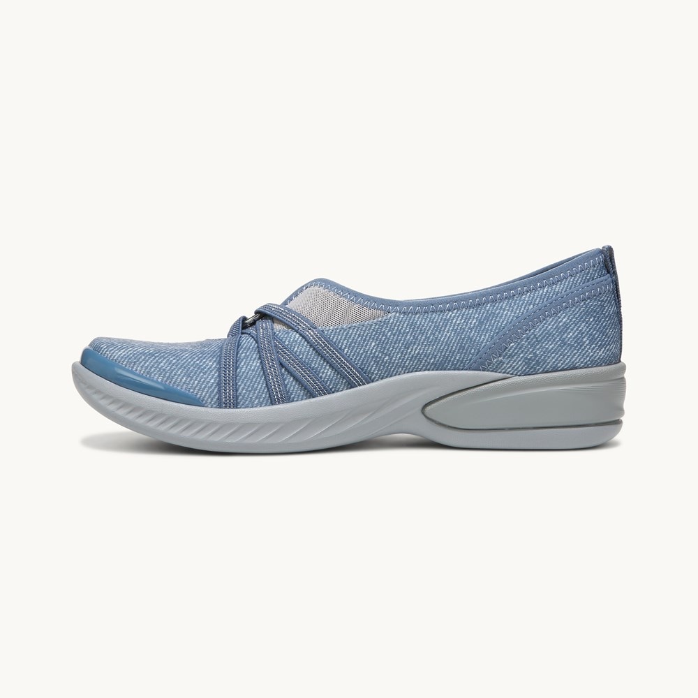 LifeStride Niche Slip On - Washed Denim Fabric