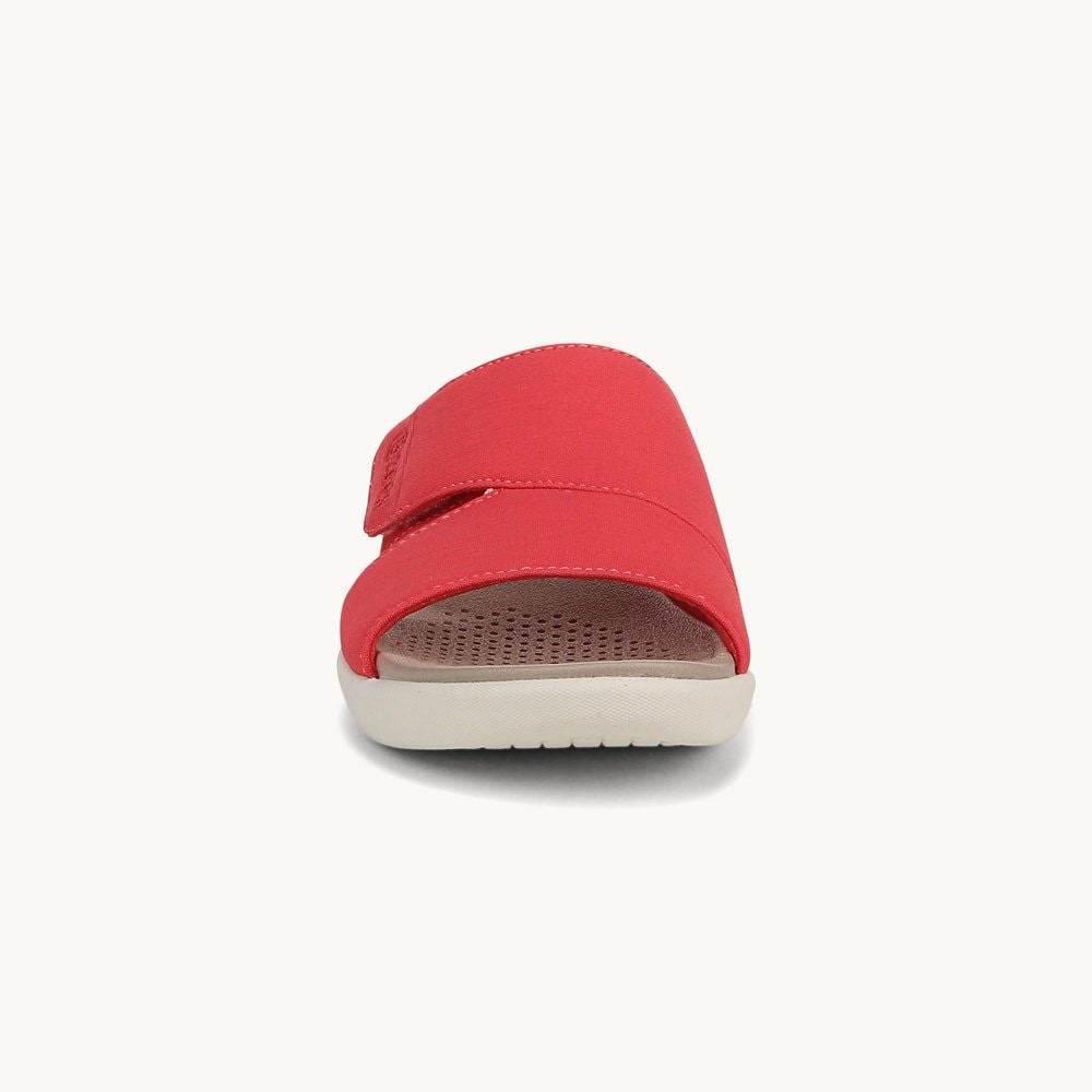 LifeStride Carefree Wedge Sandal - Coral Beach Knit Fabric