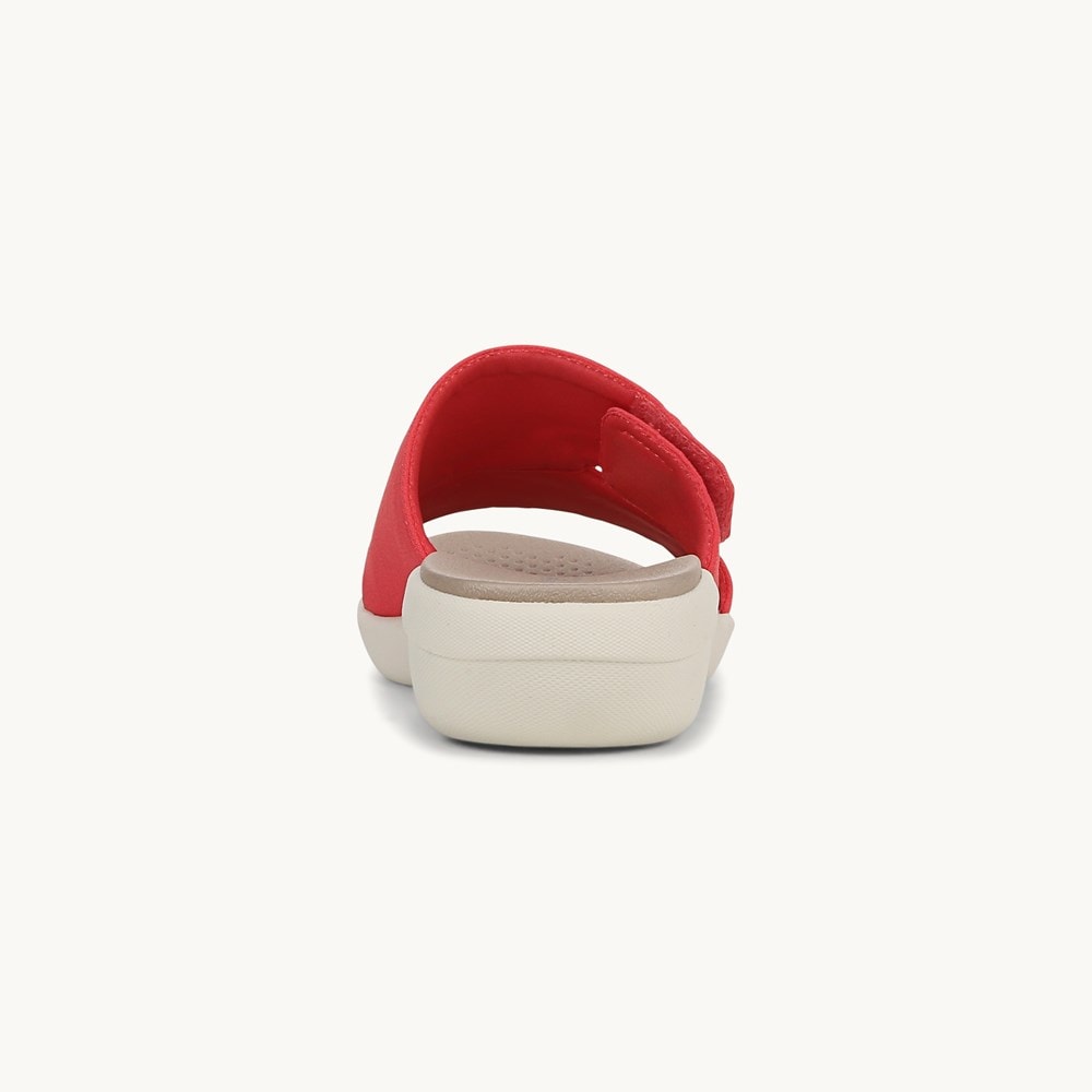 LifeStride Carefree Wedge Sandal - Coral Beach Knit Fabric