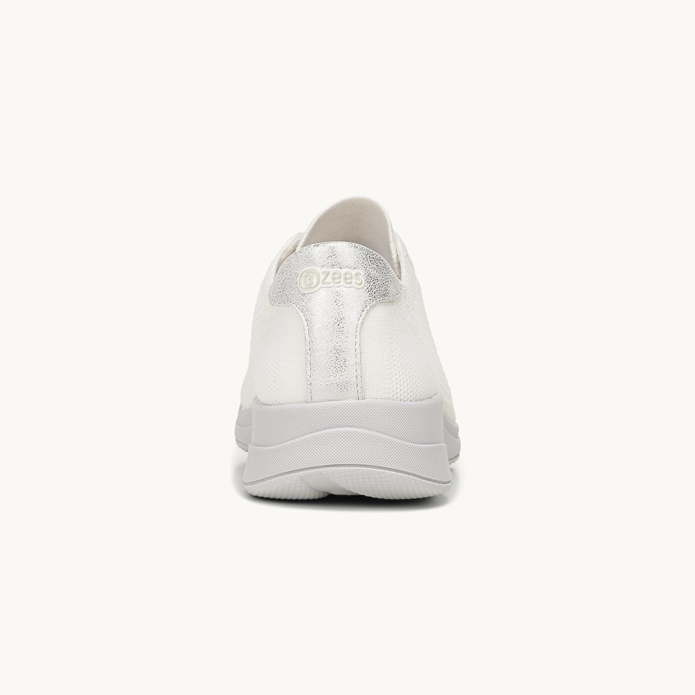 LifeStride Golden Knit Slip On Sneaker - Brilliant White