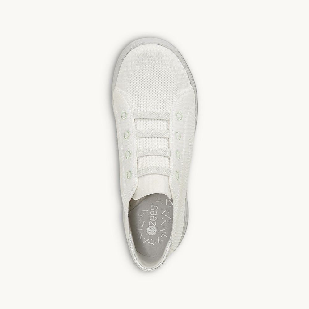 LifeStride Golden Knit Slip On Sneaker - Brilliant White