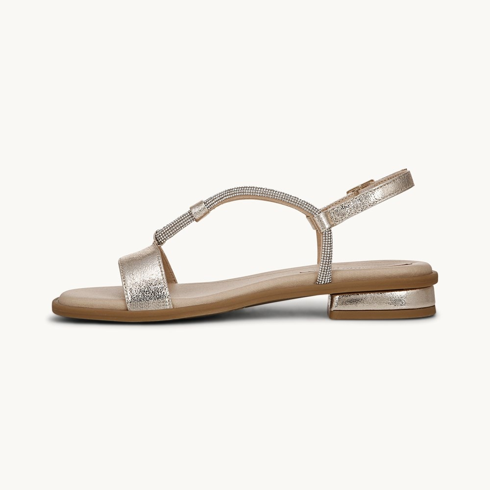 LifeStride Radiant Slingback Sandal - Platino Faux Leather