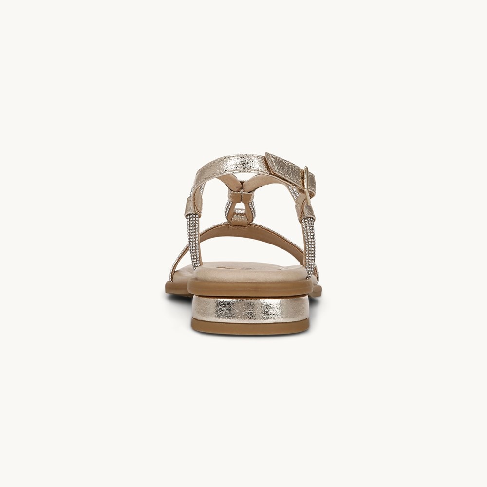 LifeStride Radiant Slingback Sandal - Platino Faux Leather