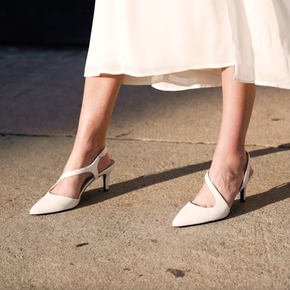 LifeStride Santorini Pump - Bright White Synthetic