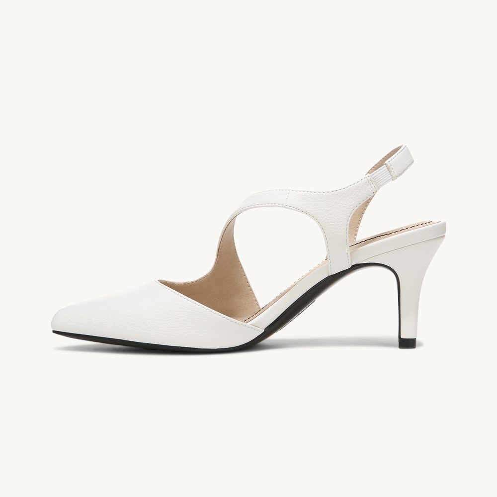 LifeStride Santorini Pump - Bright White Synthetic