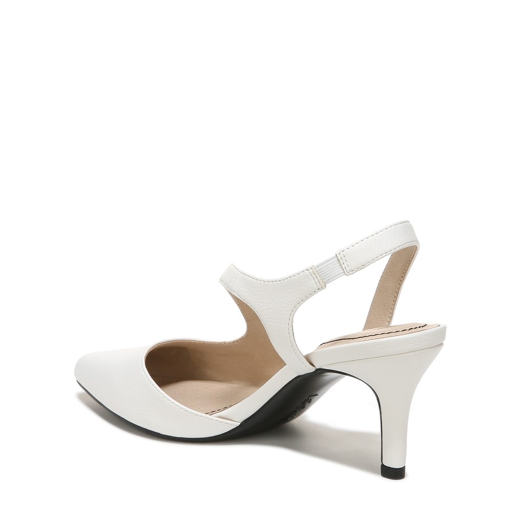 LifeStride Santorini Pump - Bright White Synthetic