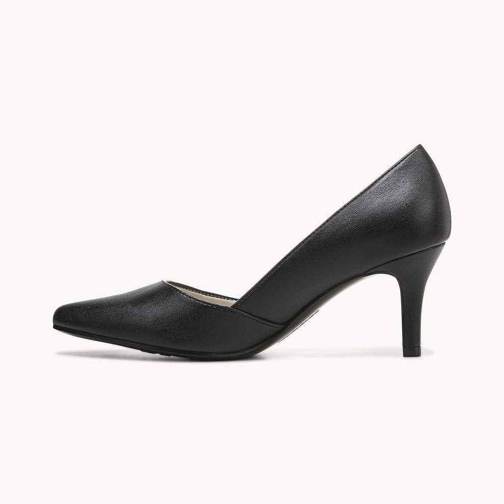 LifeStride Savvy Pump - Black Synthetic