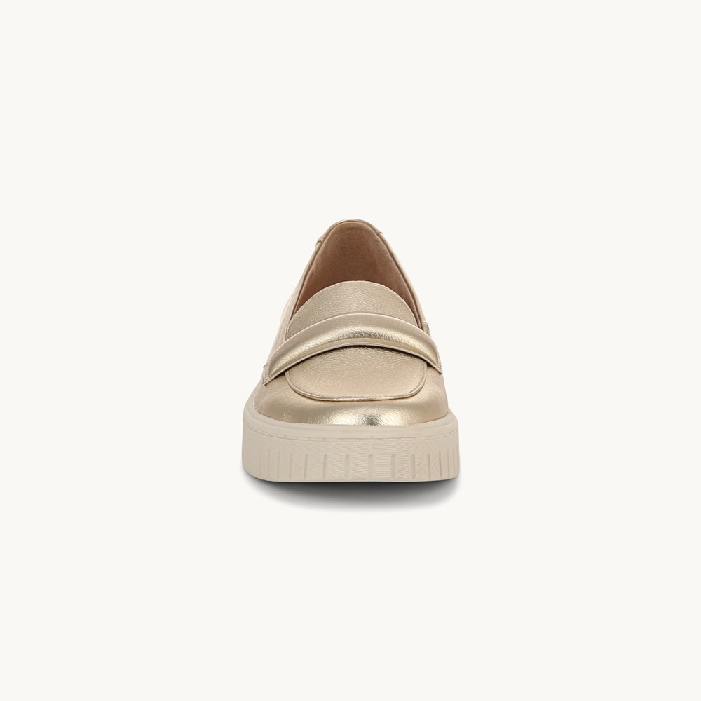 LifeStride Geneva Loafer - Gold Faux Leather