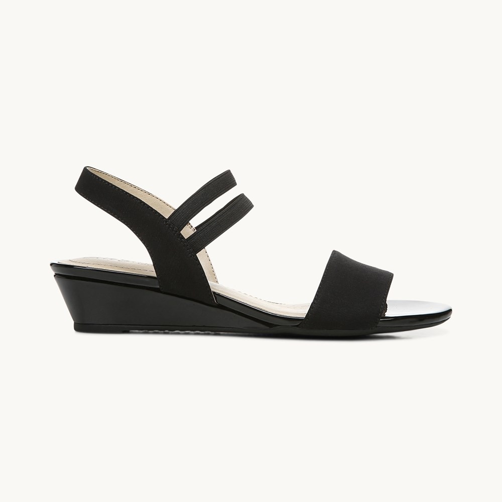 LifeStride Yolo Sandal - Black Fabric