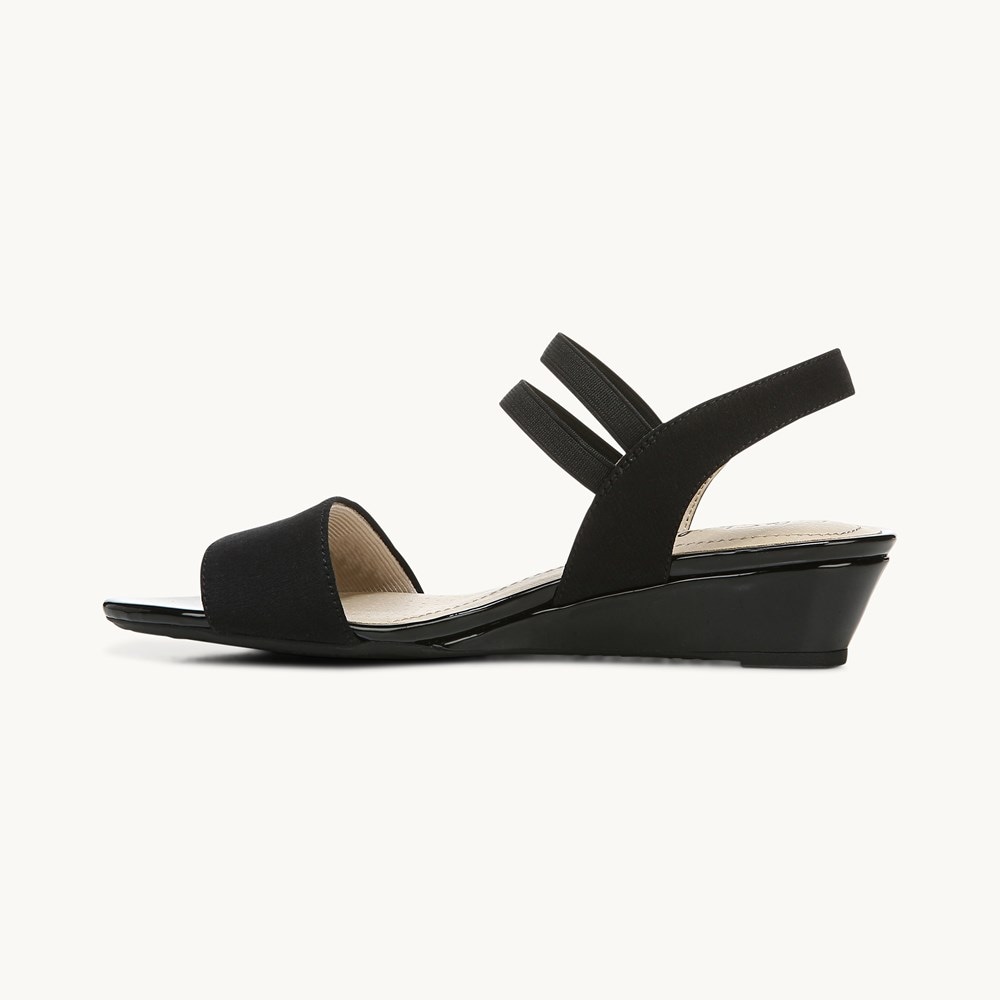 LifeStride Yolo Sandal - Black Fabric