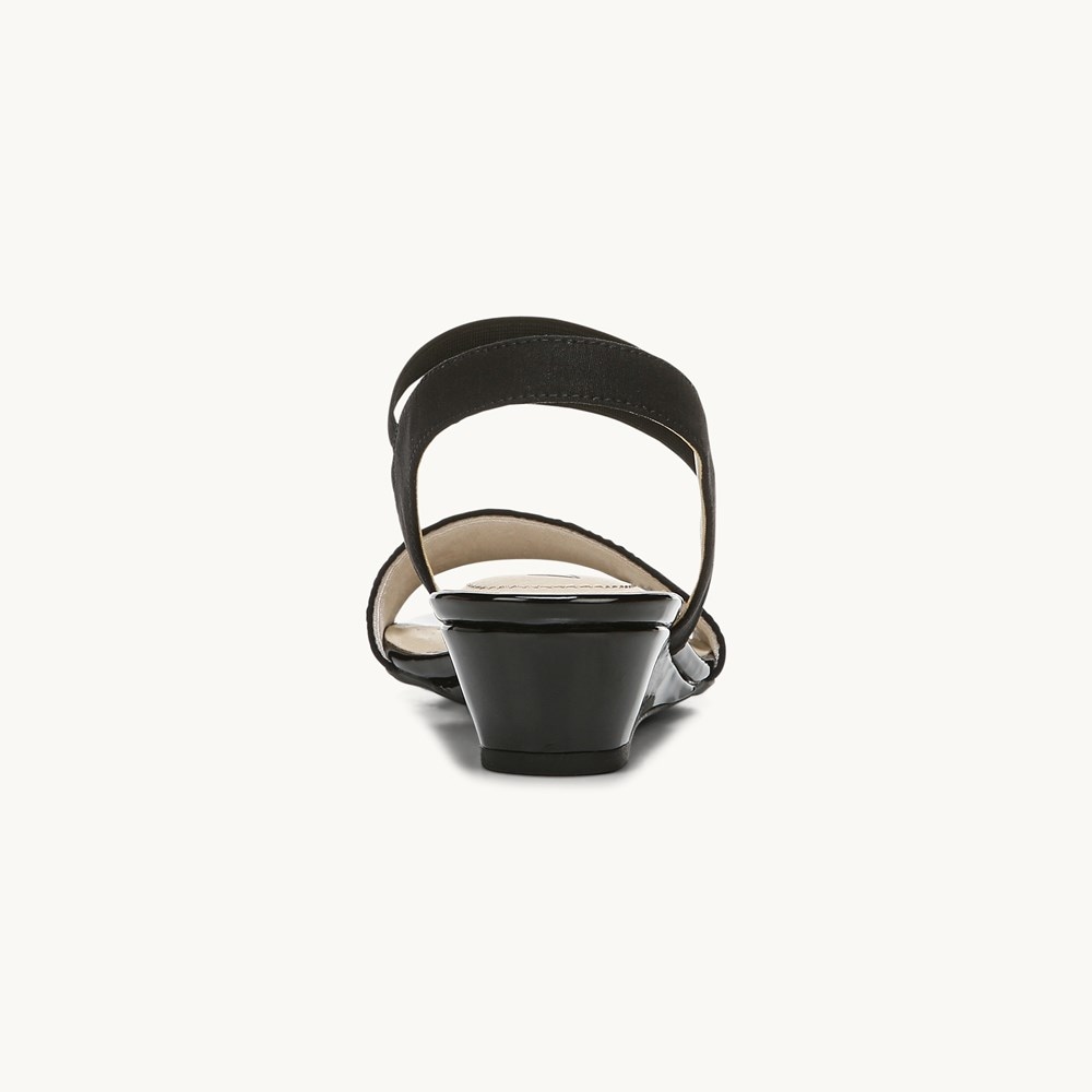LifeStride Yolo Sandal - Black Fabric