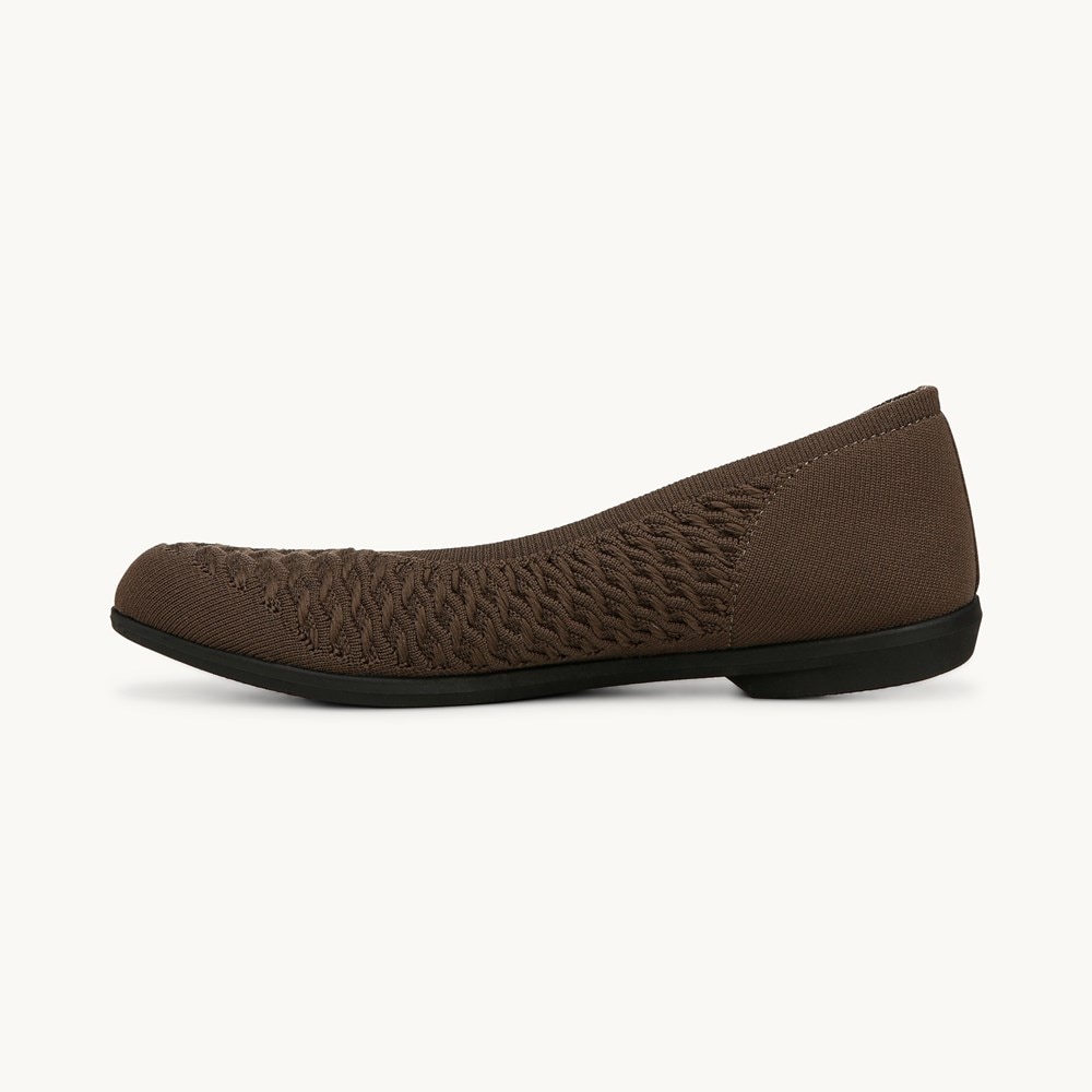 LifeStride Khloe Slip On - Hunter Green Cable Knit