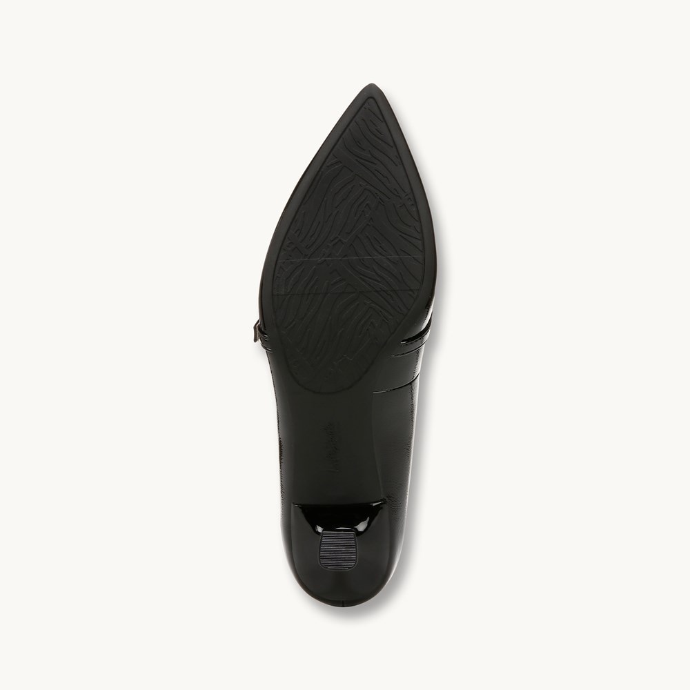LifeStride Madelyn Mary Jane Pump - Black Faux Leather